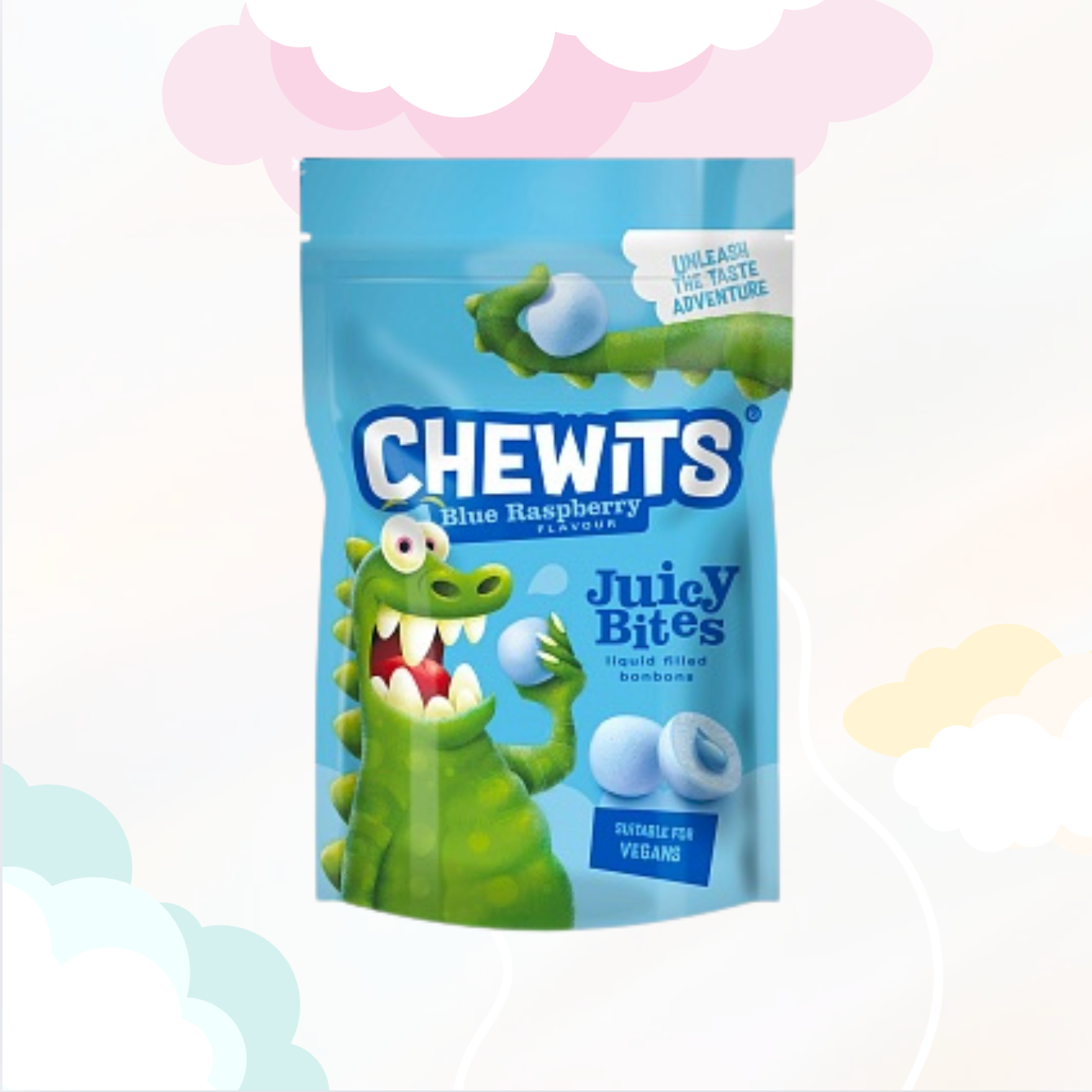 Chewits Juicy Bites Blue Raspberry 115gr