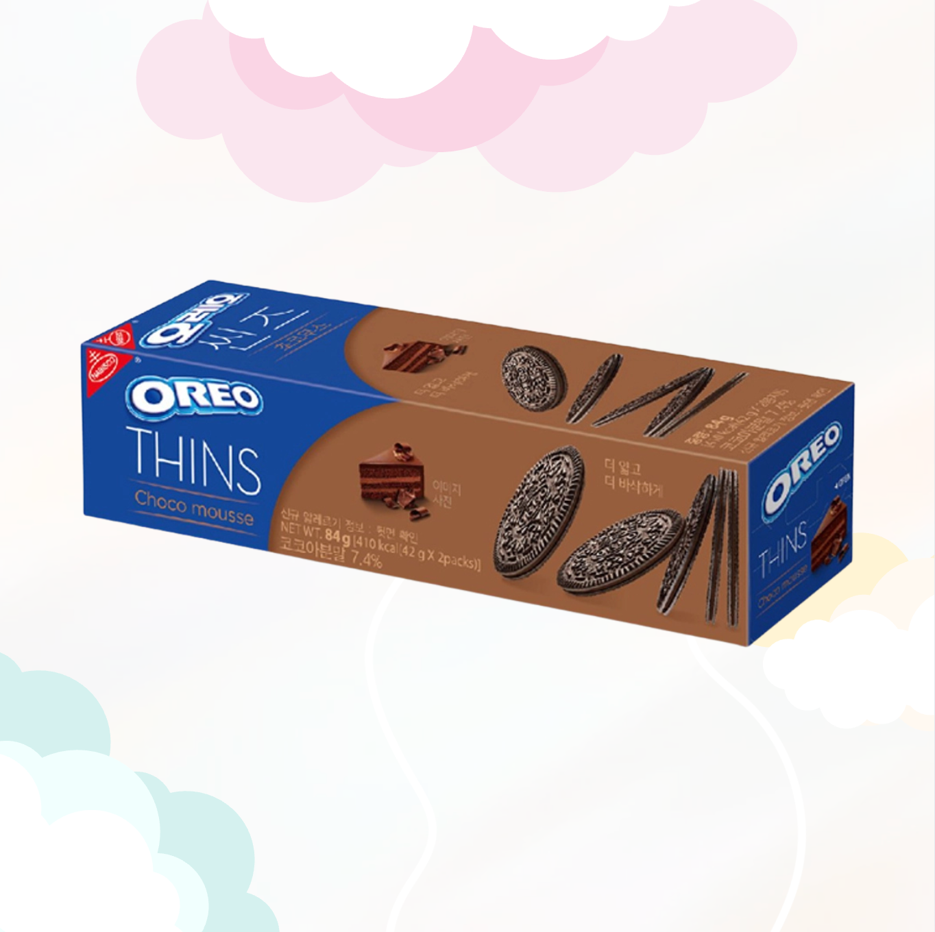 Oreo Thins Choco Mousse 84g