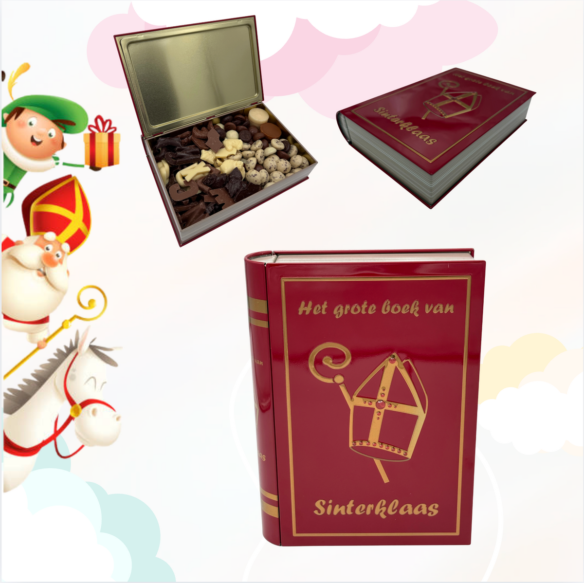 Het grote gevulde boek van Sinterklaas 1kg