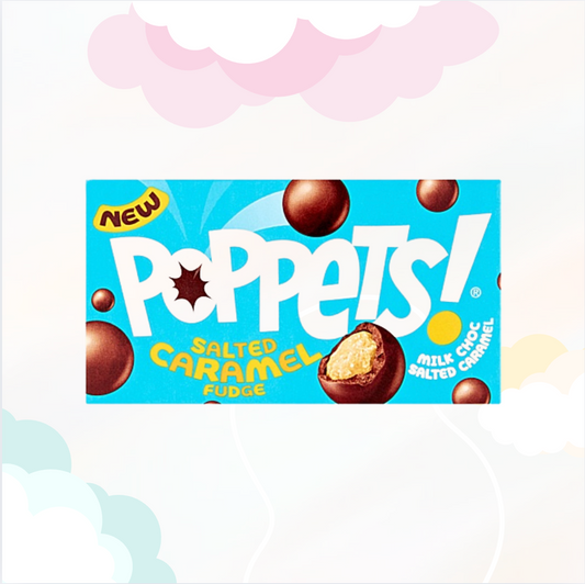 Poppets Milk Choco Salted Caramel fudge 36gr