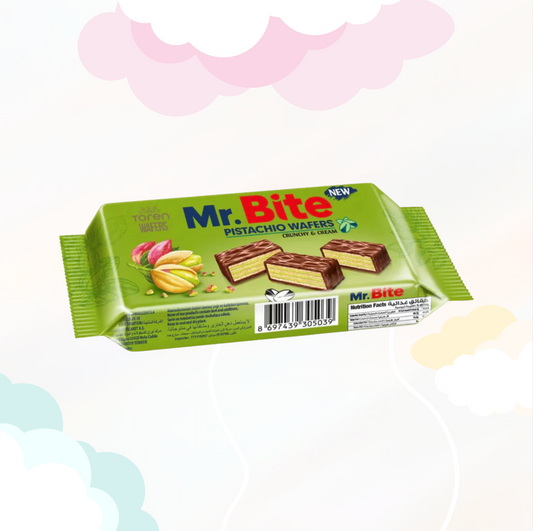 Mr.Bite Wafers Pistachio 35g