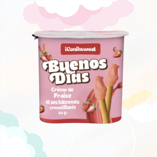 Buenos Dias Strawberry Cream Sticks 55g