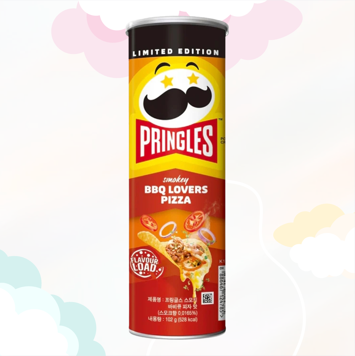 Pringles BBQ Lovers Pizza 102g