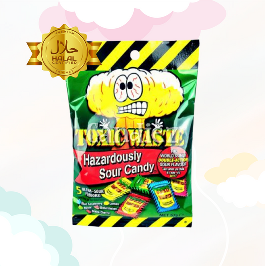 Toxic Waste Hazardously Hard Candy 57 gr