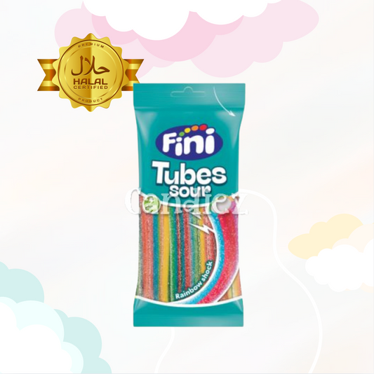 Fini Tubes Sour Rainbow Halal 90 gr