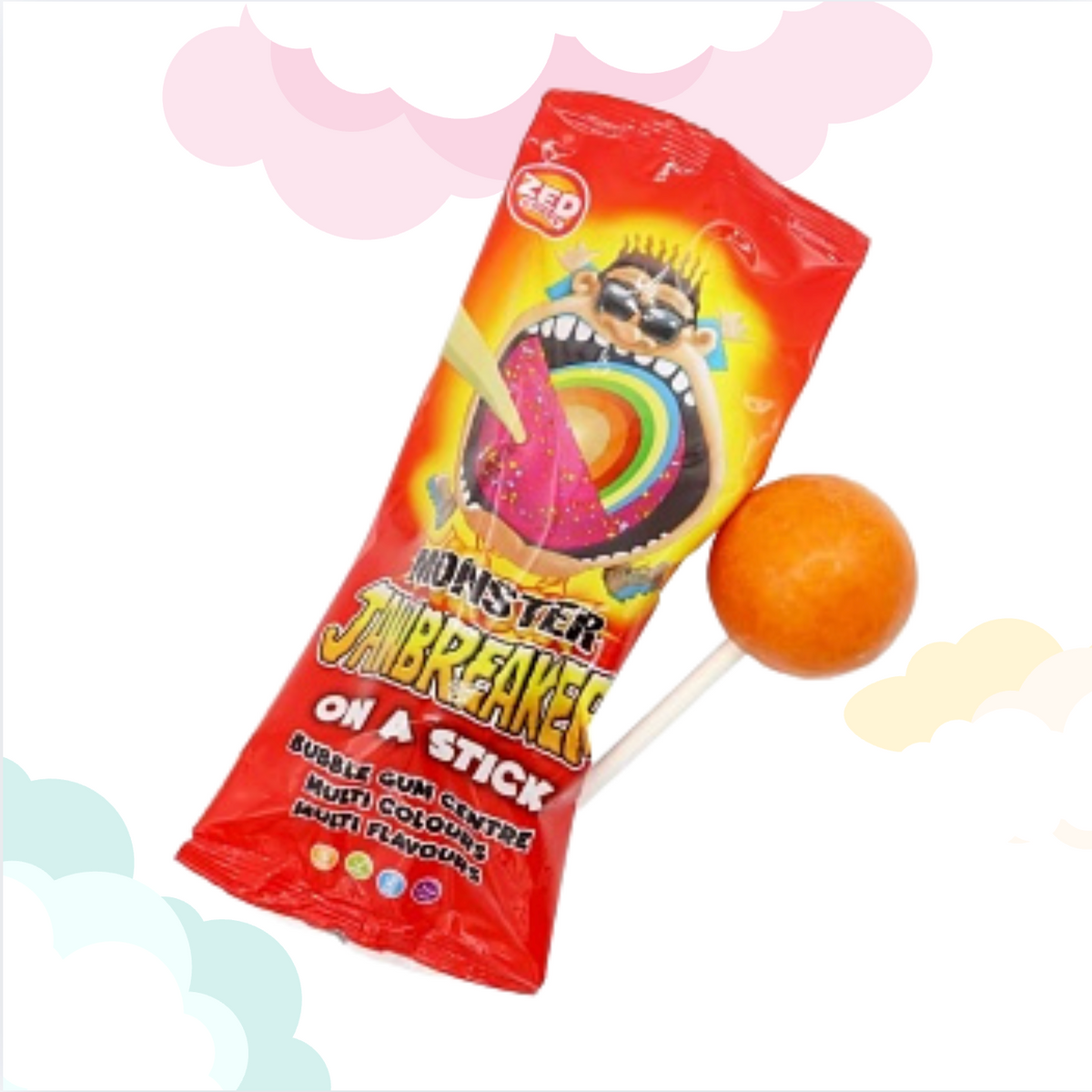 Zed Candy Jawbreaker Monster Lollipop