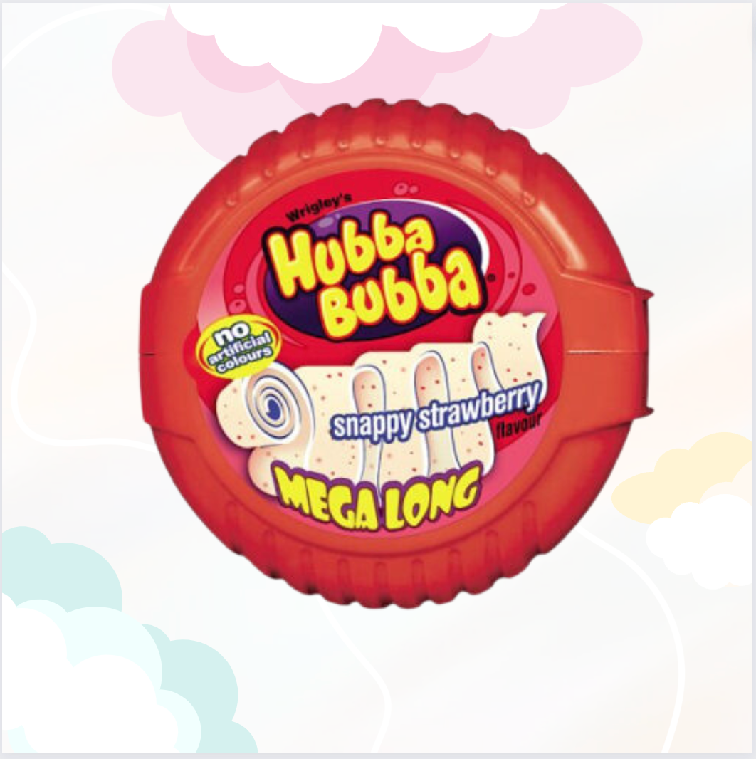 Hubba Bubba Rol Snappy Strawberry