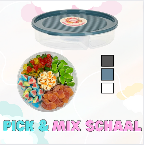 Pick & Mix-Tablett mit 5 Fächern