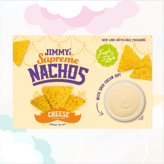 Nachos sour cream dip