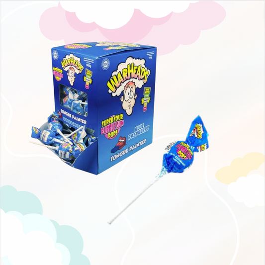 Warheads Bubblegum Pop Blue Raspberry