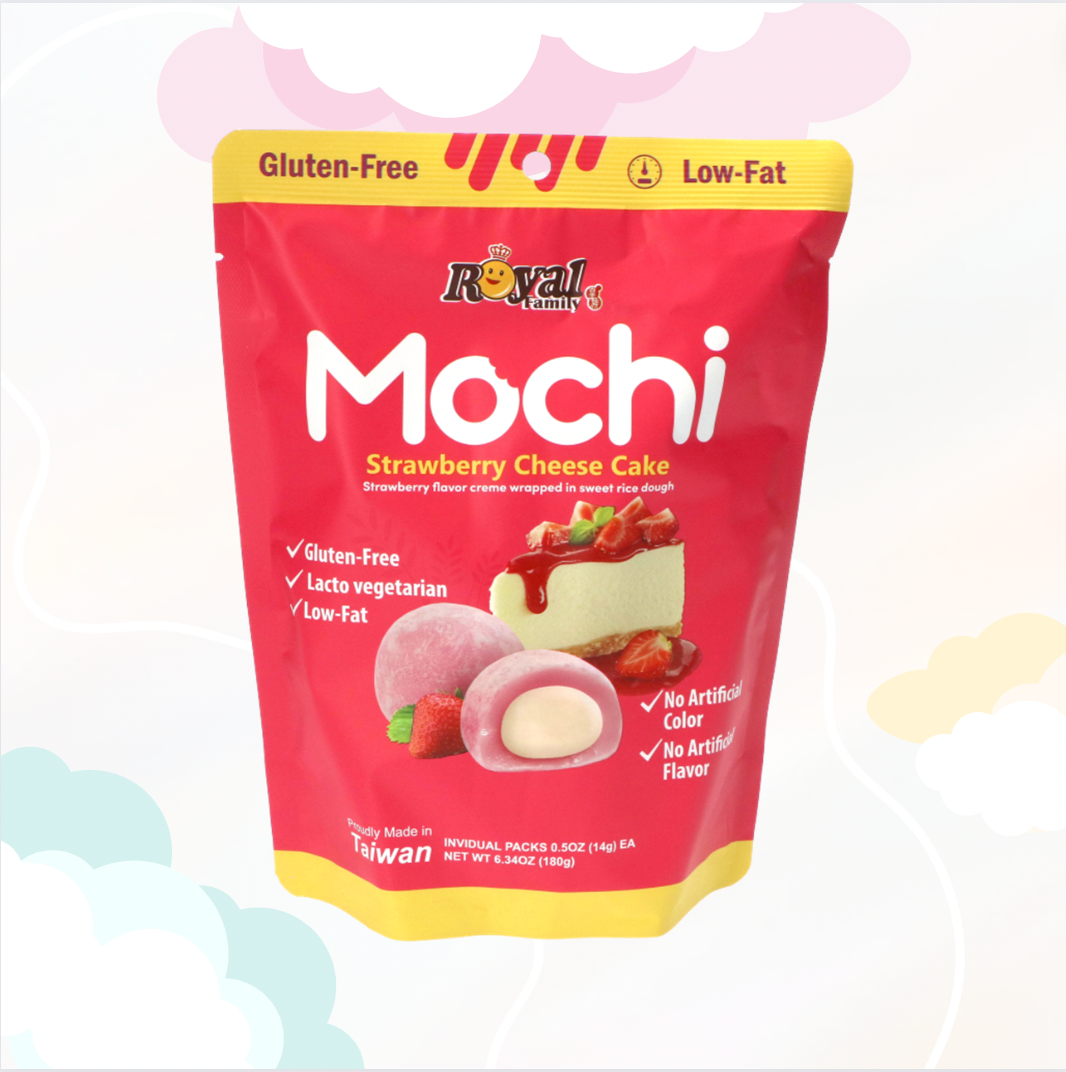 Mochi Strawberry Cheese Cake