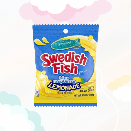 Swedish Fish Blue Raspberry Lemonade 102gr