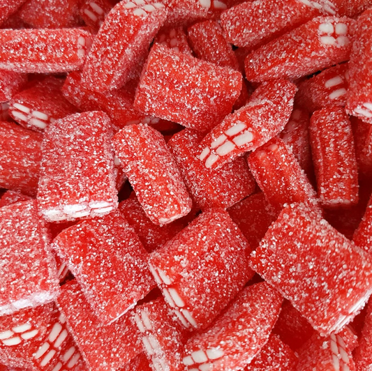 Sour Strawberry Bricks