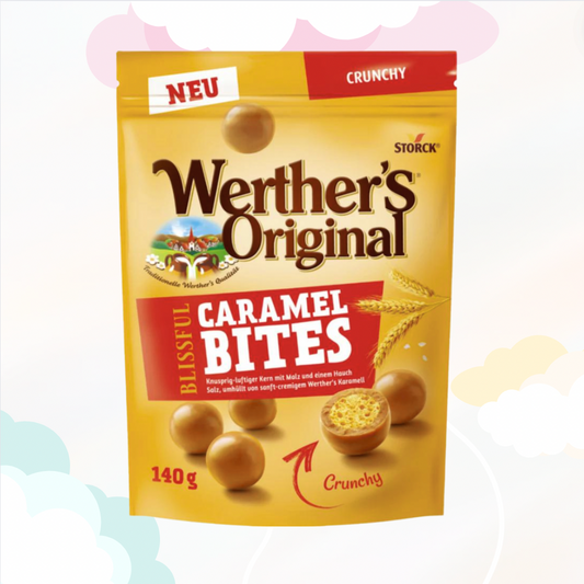 Werther's original Caramel Bites Crunchy 140gr