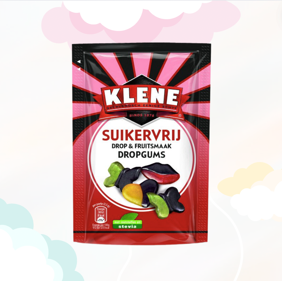 Klene Dropgums Stevia 110 gr.