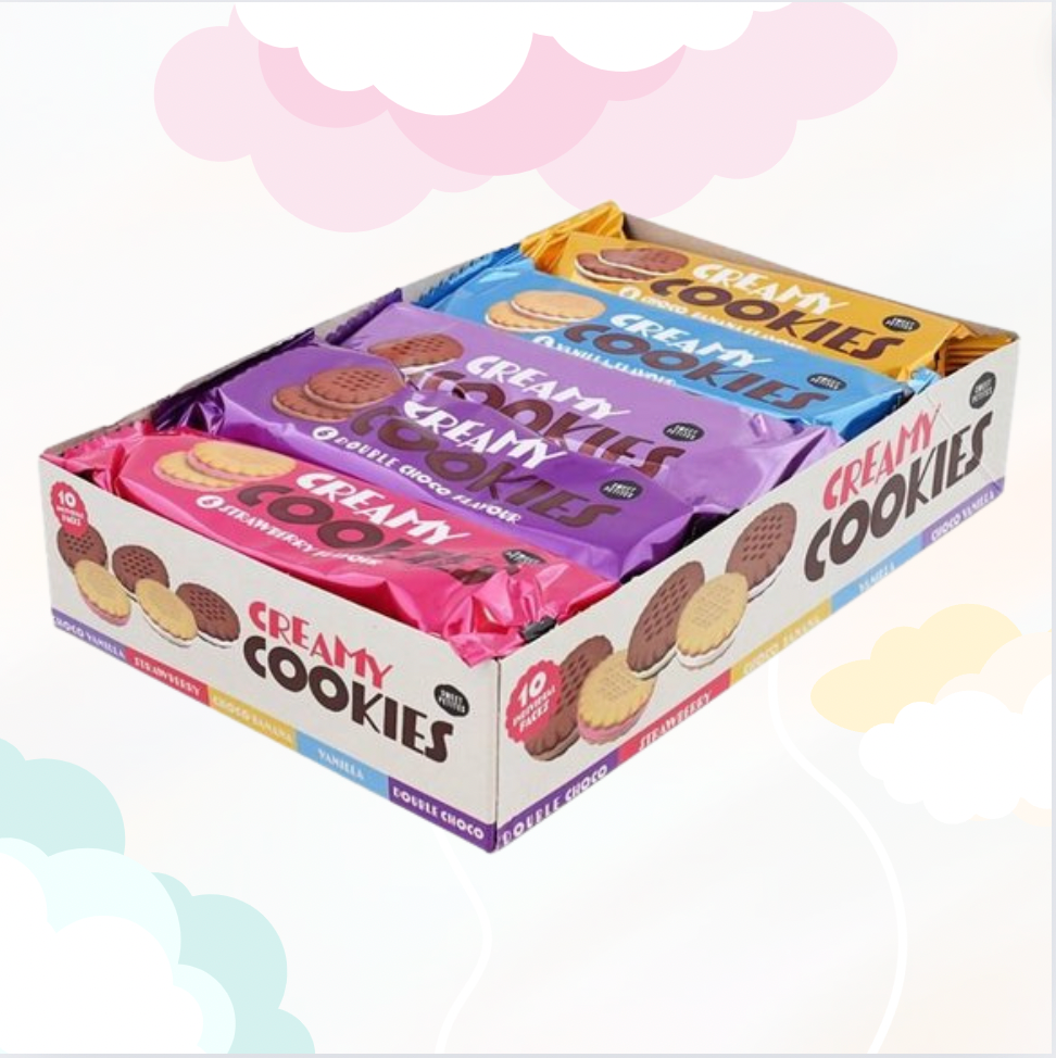 Creamy Cookies pack 10 x 31 gr.