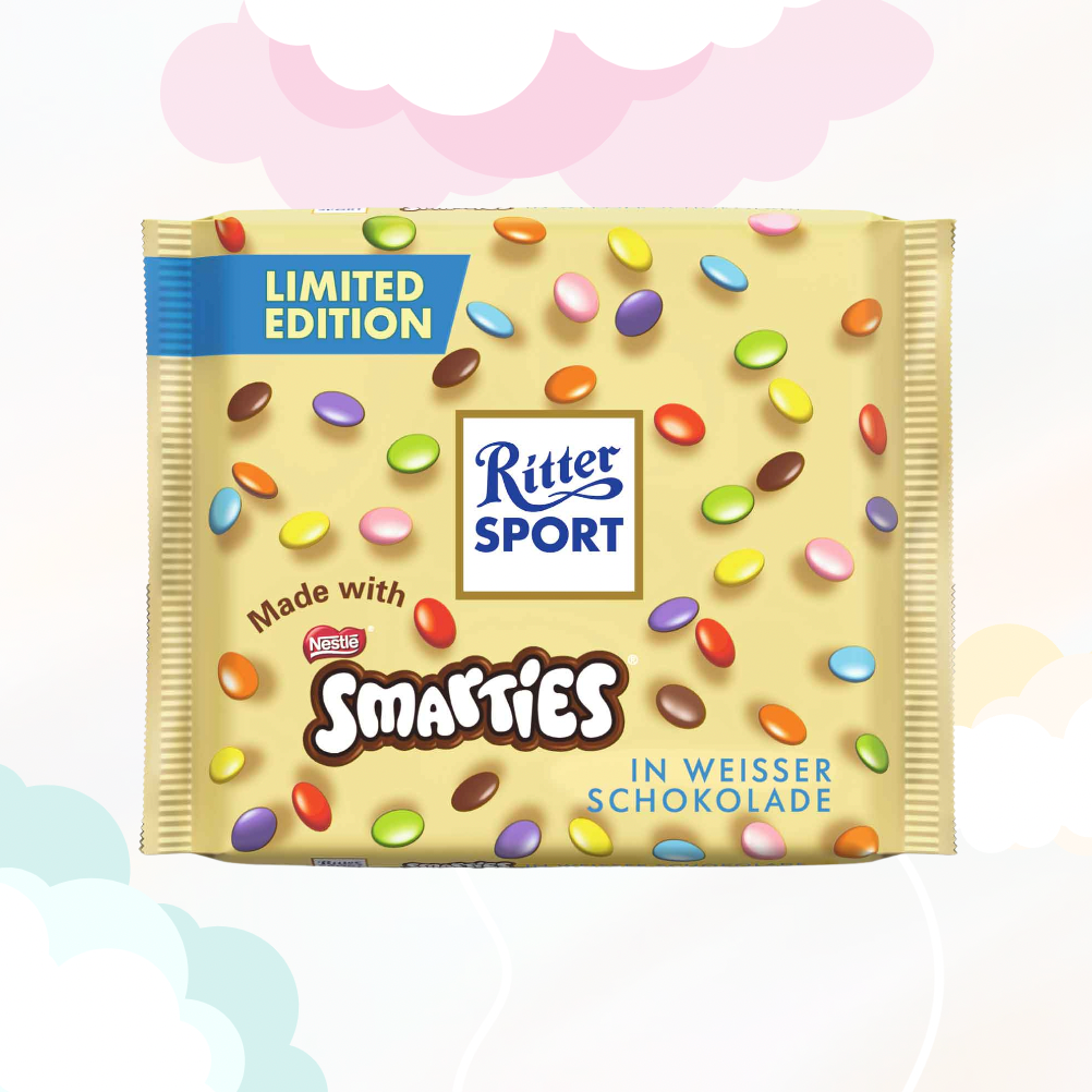 Rittersport Smarties Wit 100gr