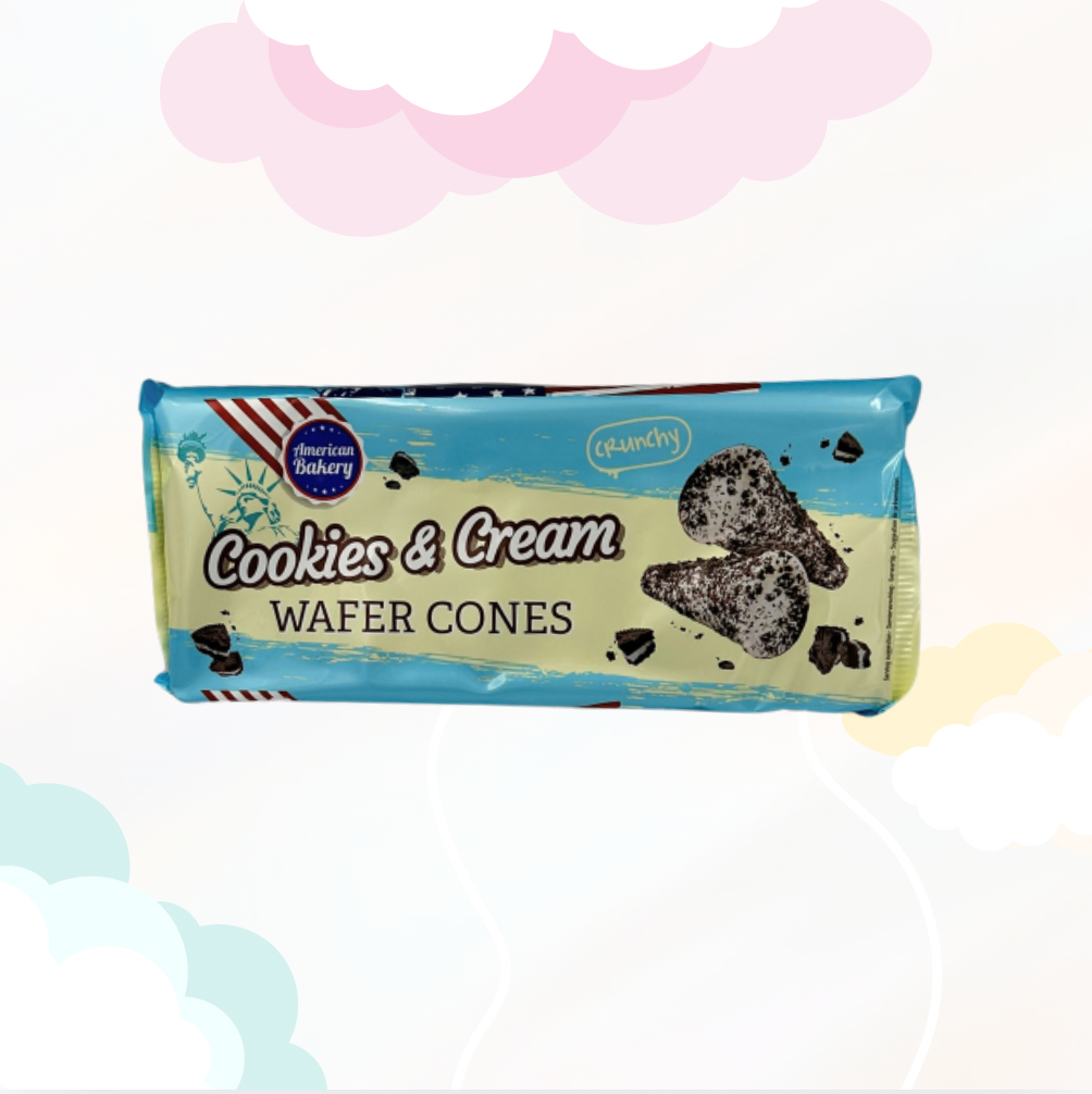 Cookie & Cream Cones 112 gr