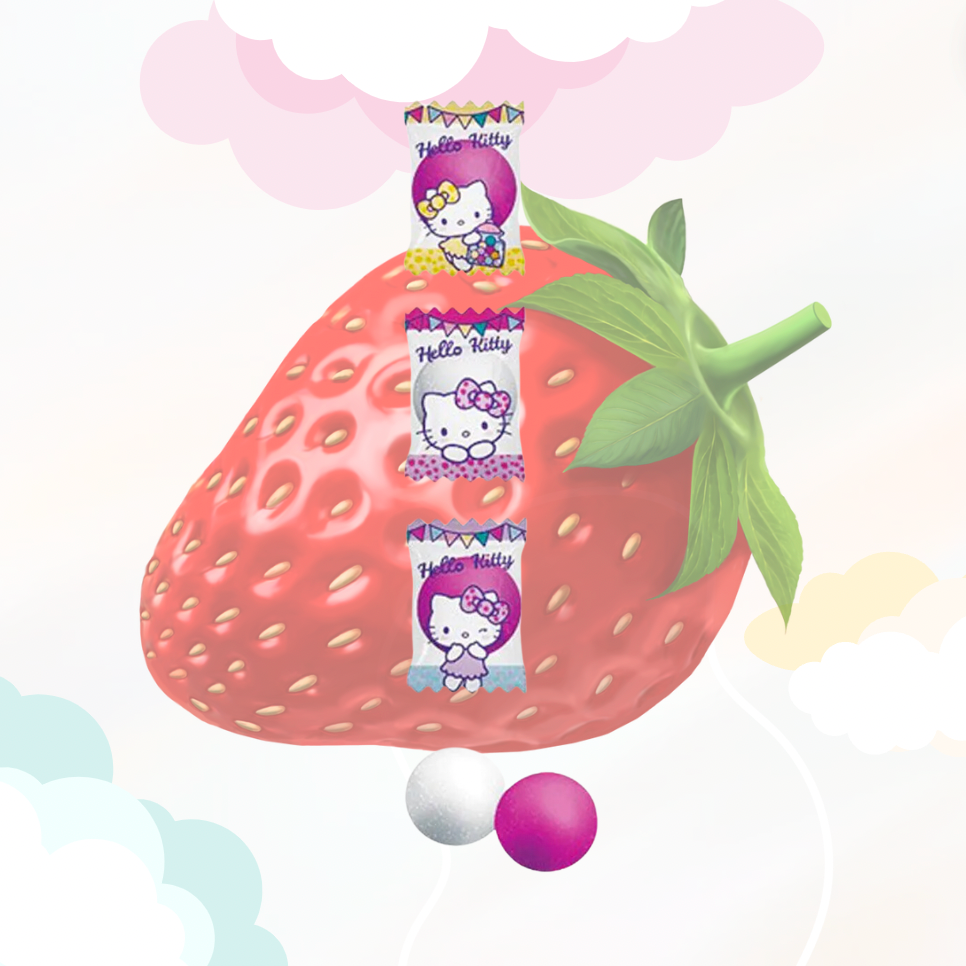 Hello Kitty Gum Strawberry